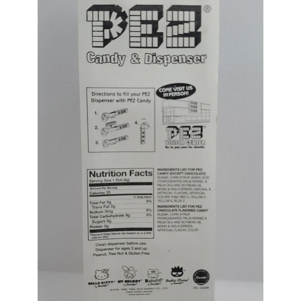 Hello Kitty Pez Dispenser Toy NIB Sanrio Rare‎ Cute Collectible Neat New Package
